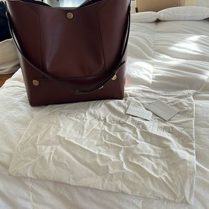Large Stella McCartney Brown with gold hardware tote